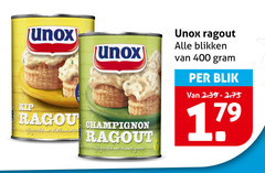  unox ragout 400 kip at hollands champignon blikken blik 