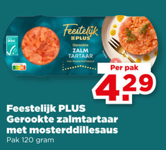  zalm 120 feestelijk gerookte tartaar pak zalmtartaar 