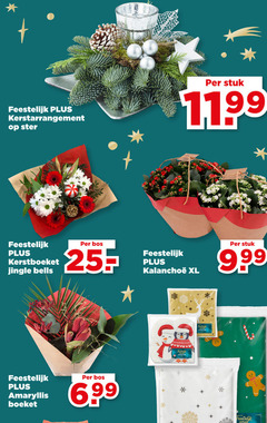  boeket amaryllis feestelijk kerstarrangement ster stuk bos kerstboeket jingle bells xl 9 99 6 it servetten 