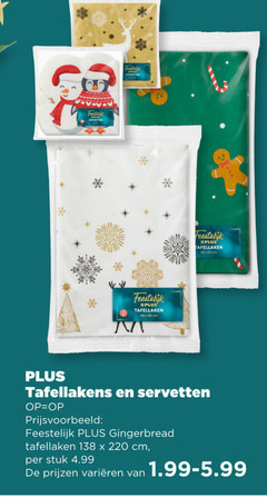  kerstservetten servetten tafelkleed it feestelijk tafellaken cm tafellakens gingerbread stuk varieeren 