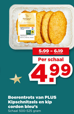  5 boerentrots kip kipfiletschnitzel stuks beter leven 5.99 schaal kipschnitzels cordon 
