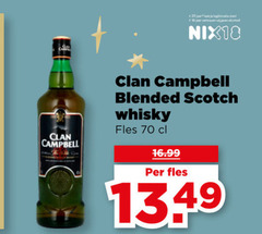  whisky 18 25 campbell jour jaar nix18 blended scotch fles 