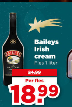  baileys likeur 1 irish cream fles liter original 