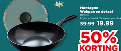  wokpan 50 montagne deksel stuk 