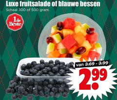  blauwe bessen 300 500 luxe fruitsalade schaal 