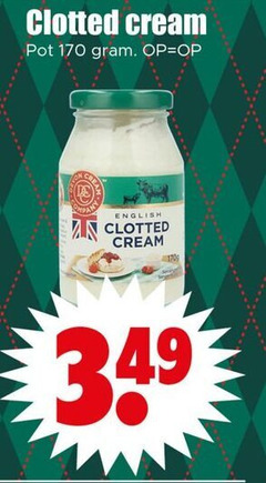  zure room clotted cream pot english 