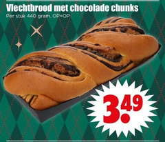  vlechtbrood chocolade chunks stuk 