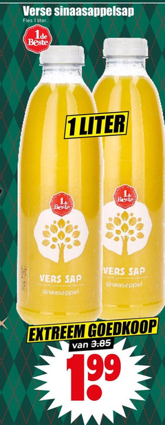  vruchtensap 1 verse sinaasappelsap fles liter la vers sap sinaasappel extreem 