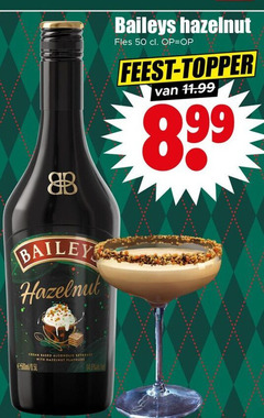 baileys likeur 50 hazelnut fles feest b bailey cream based alcoholic with flavours 