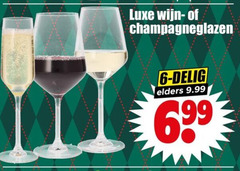  wijnglazen champagneglazen 6 luxe wijn delig elders 