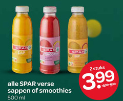  vruchtensap fruitsmoothie 2 500 sap verse sappen smoothies ml stuks 3.99 4 