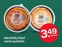  quiche daily chef mediterranee groenten lorraine verse quiches 