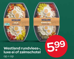  westland saladeschotel rundvlees luxe ei zalmschotel 5.99 