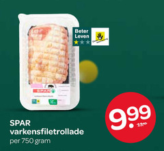  varkensfiletrollade 750 beter leven dierbescherming 