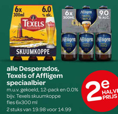  affligem texels desperados speciaalbieren 2 12 6x 300ml tripel triple skuumkoppe speciaalbier gekoeld pack 0.0 fles ml stuks halve 
