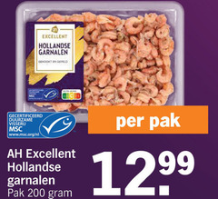  garnalen 200 excellent hollandse gecertificeerd duurzame visserij www.msc.org nl pak 