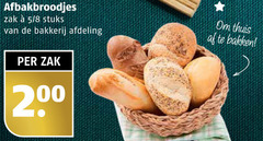  broodjes 200 afbakbroodjes zak 5 8 stuks bakkerij afdeling thuis bakken 