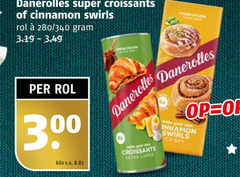  danerolles croissantdeeg super croissants cinnamon rol fresh doug 3 00 kilo v.a. large your crispy 