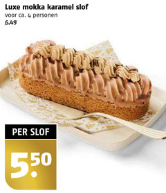  mokkaschnitt 4 luxe mokka karamel slof ca. personen 