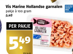  vis marine garnalen 100 hollandse pakje kilo ge gecertificeerd duurzame visserij www.msc.org nl 