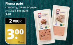  pate 2 150 300 pluma cranberry peper stuks kilo 