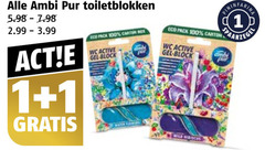  ambi pur toiletblok 1 100 wild hibiscus toiletblokken pack carton box eco wc active gel 