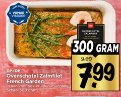  zalmfilet 300 visboer ovenschotel french garden knoflook kruiden marinade schaal 