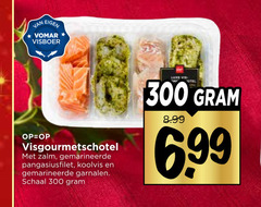  visgourmetschotel 300 visboer zalm gemarineerde pangasiusfilet koolvis garnalen schaal hotel 