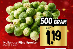 klik op dit plaatje voor een vergroting en voor vergelijkbare aanbiedingen gerelateerd aan
spruitjes 500 hollandse fijne spruiten zak spruitjes 500 hollandse fijne spruiten zak