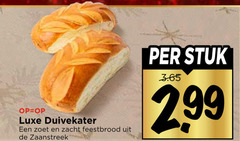  brood luxe duivekater zoet zacht feestbrood stuk 