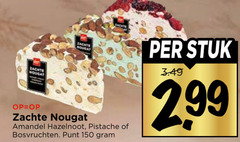  noga 150 zachte nougat amandel hazelnoot pistache bosvruchten punt stuk 
