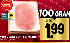  yorkham 100 slagerij beter leven dieren bescherming versgesneden 