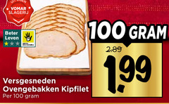  kipfilet 100 slagerij beter leven versgesneden ovengebakken 