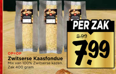  kaasfondue 100 400 zwitserse mix kazen zak 