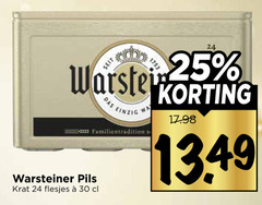  warsteiner krat bier 24 25 30 seit pils das einzig wa familientradition 
