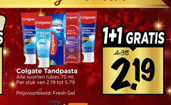  colgate tandpasta 1 219 fresh protect gel white soorten tubes ml stuk protection 