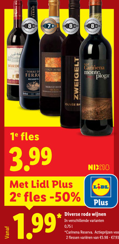  rode wijn 1 2 8 hamersma 7 torre reserva vin nero sicilia monte 1e fles 3.99 2e nix18 wijnen carinena flessen varieeren 