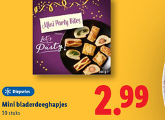  snacks 30 mini party bites frozen diepvries bladerdeeghapjes stuks ge 