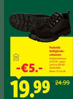  veiligheidsschoenen 9 46 genuine leather parkside veiligheids schoenen veiligheidsklasse getest iso maten 