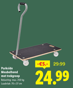  plateauwagen 250 parkside trekgreep belasting laadvlak cm 