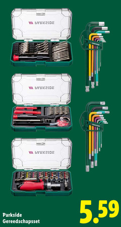  gereedschapsset b parkside 