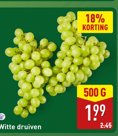  druiven 18 500 witte 
