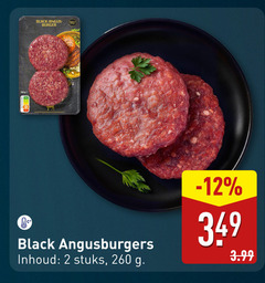  hamburgers 2 260 black angus burger inhoud stuks 3.99 