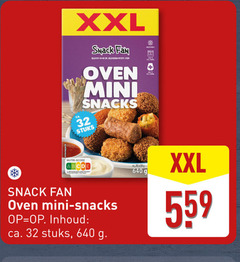  snacks 32 xxl shack fan allergrootste snack oven mini stuks nutri score inhoud ca. 6min 