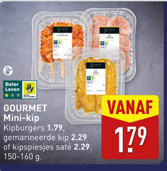  gourmetminis beter leven dieren bescherming gourmet burger haas mini kip kipburgers gemarineerde kipspiesjes 