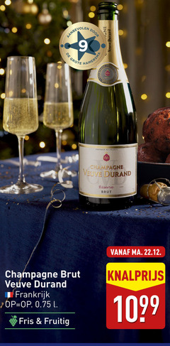  champagne sparkling wijn 9 veuve hamersma reserva produce france brut frankrijk l fris fruitig 