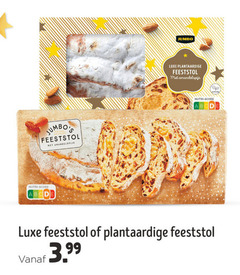  kerststol stol feeststol amandelspijs nutri score jumbo luxe plantaardige 3.99 