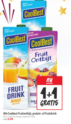  coolbest vruchtensap 1 2 with twist dairy it cool you best r vleugje zuivel fruit ontbijt drink bos mango apple fruitontbijt fruitdrink pakken liter 