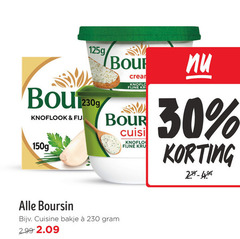  boursin roomkaas 30 knoflook creamy fijne cuisine bakje 
