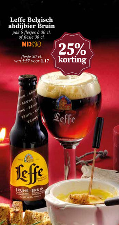  leffe speciaalbieren 6 25 30 belgisch abdijbier bruin pak flesje nix18 brune 